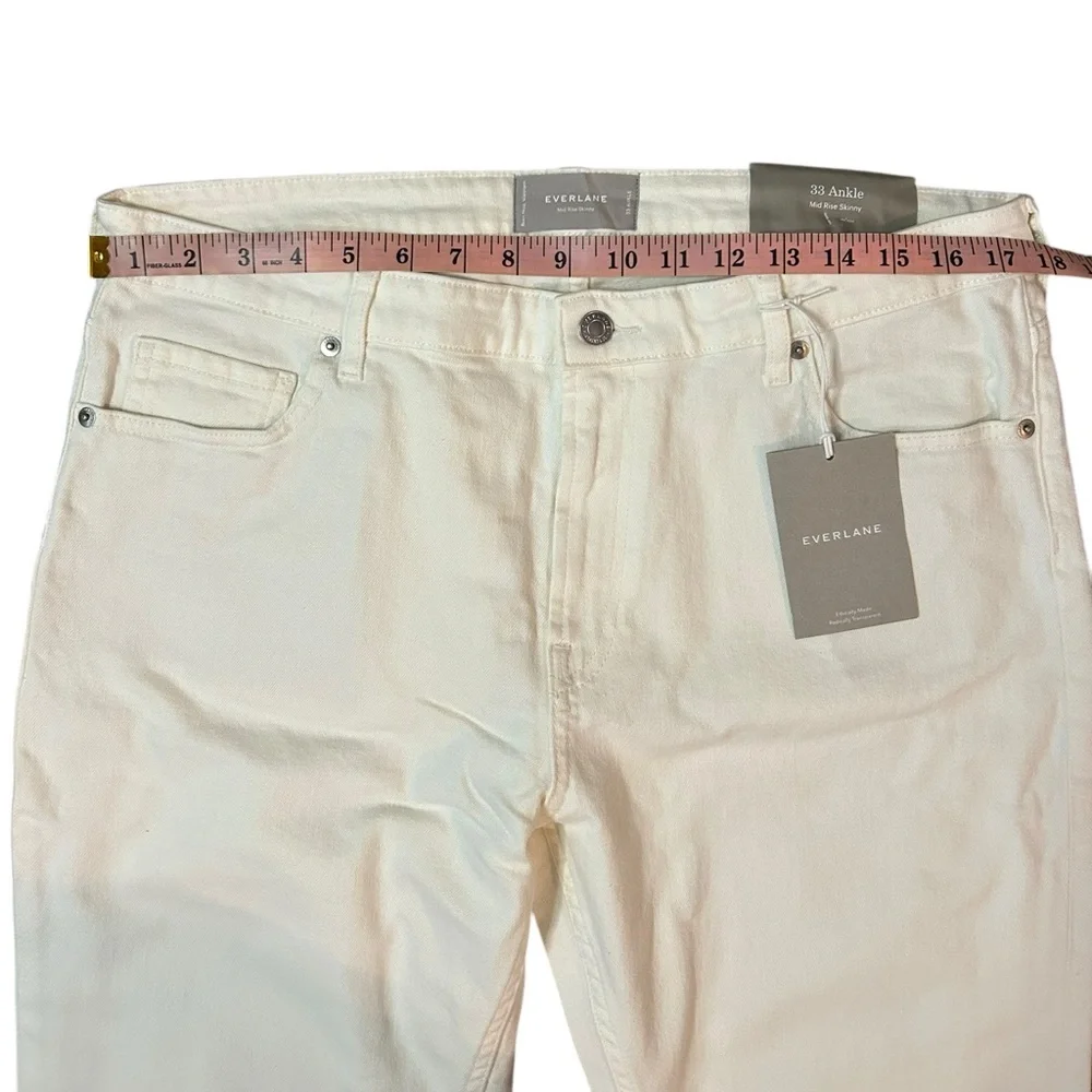 Everlane Women’s Mid-Rise Skinny Ankle Casual Jeans 33 - Picture 5 of 10